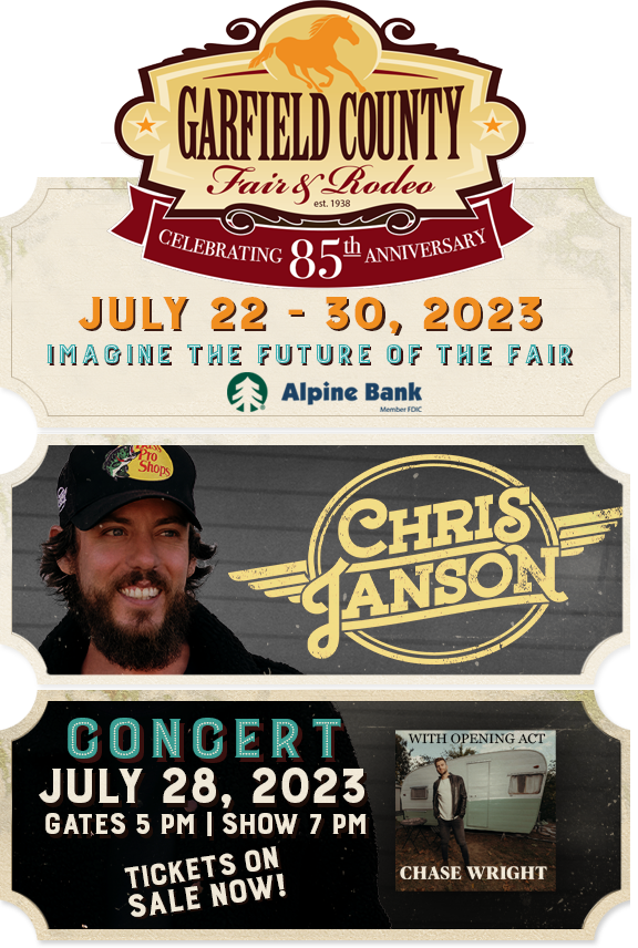 Garfield County Fair & Rodeo July 22-30, 2023