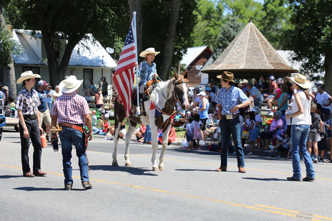 horses and cowboys in a parade