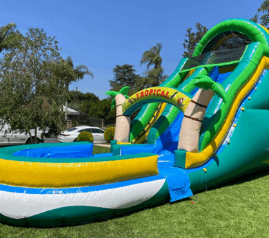 Cowboy cove inflatable water slide